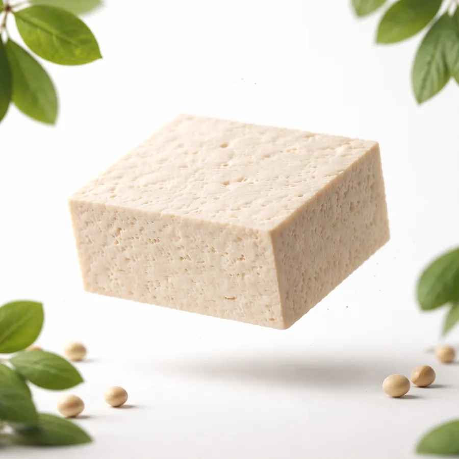 Fresh Amel Soya Paneer floating with ingredients